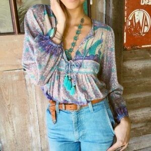 spell xanadu blouse, XS, VGUC!